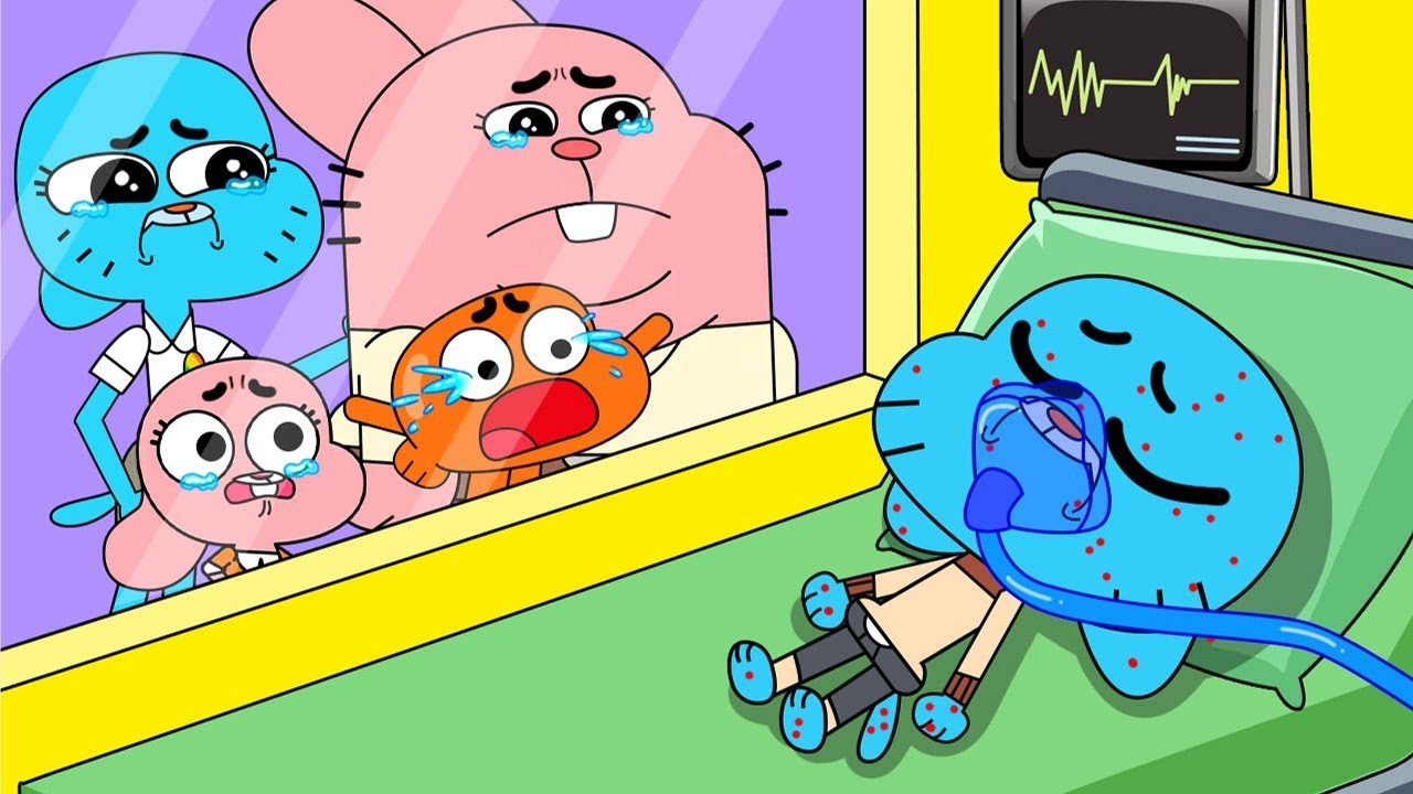 Gumball, wake up quickly! The whole family misses you - The Amazing World of Gumball Funny Animation