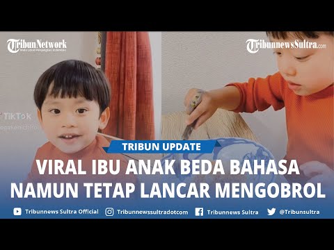 Viral Ibu Anak Ngobrol Pakai Bahasa Berbeda Jawa Jepang, Tapi Tetap Nyambung!