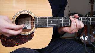 Coldplay - Eko guitar cover w original tuning (picking pattern + tuning in description)