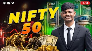 NIFTY 50 LIVE | Big Move Incoming? | Market Analysis Tamil | Intraday Trading Levels