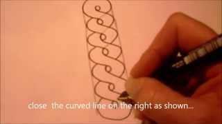 How to draw tanglepattern Annee