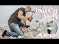 LAUNDRY ROOM MAKEOVER | BEFORE & AFTER | MORE WITH MORROWS