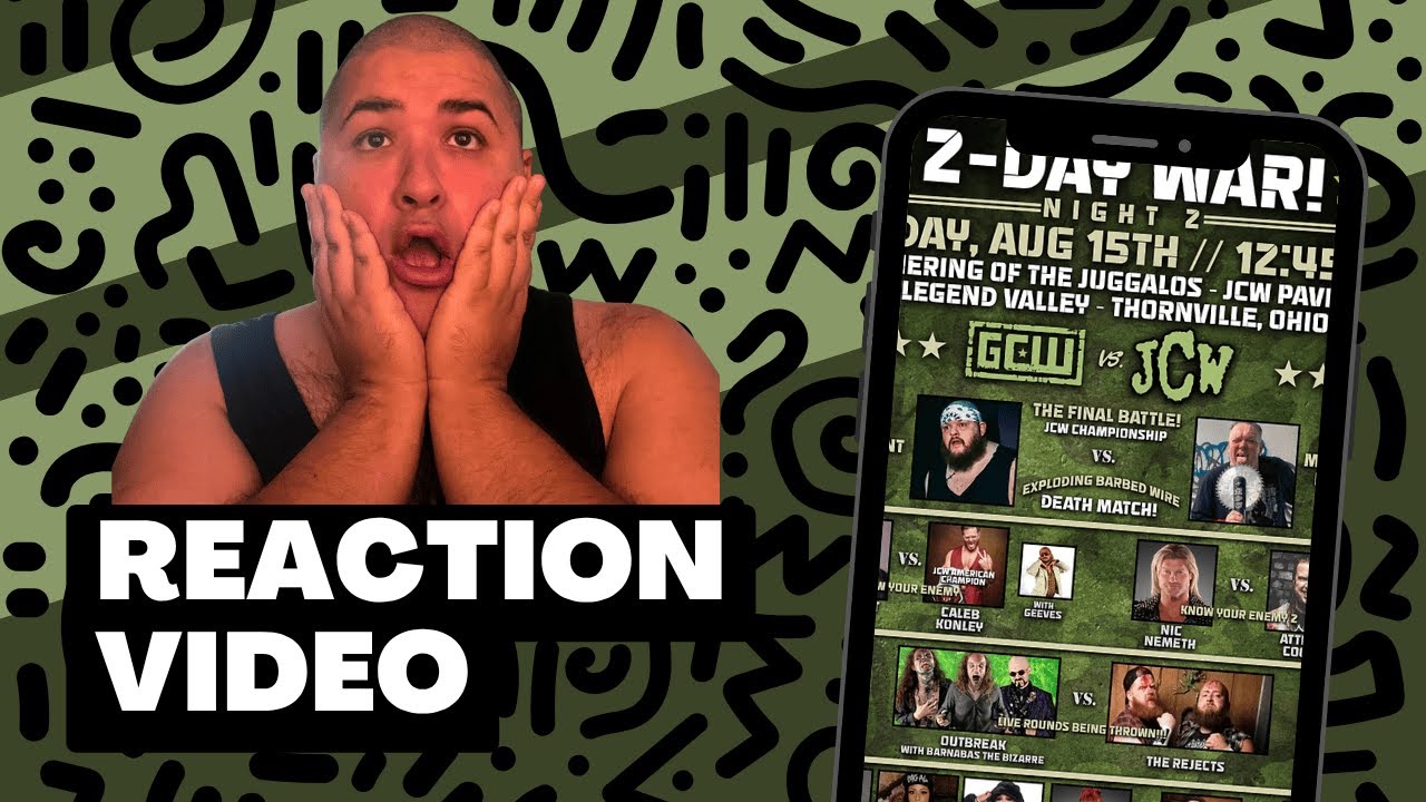 💥 GCW & JCW 2 Day War: Night 2 Reaction – The War Ends in Carnage! 🔥🤼 [8/17/2025]