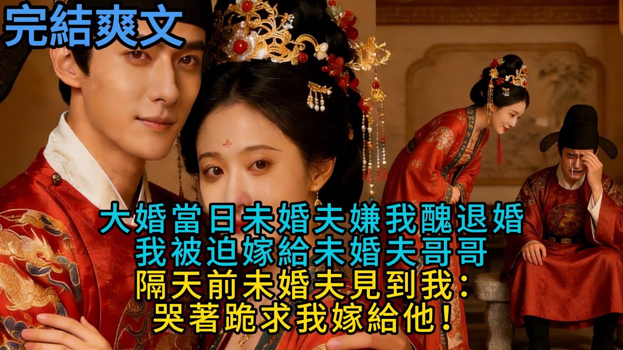 【完結】大婚當日未婚夫嫌我醜退婚，我被迫嫁給未婚夫哥哥隔天前未婚夫見到我：哭著跪求我嫁給他！#一口气看完 #小说 #故事 #有声小说 #熱門小說 #情感 #暢銷小說 #情感故事 #幸福人生