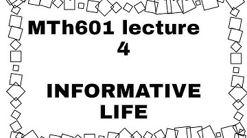 mth601 short lecture 4