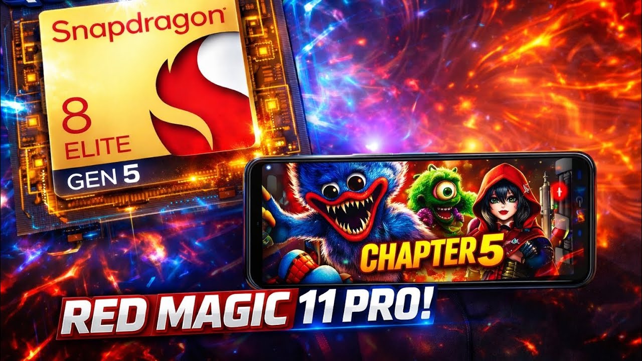 Poppy Playtime Chapter 5 on Red Magic 11 Pro 😳 Snapdragon 8 Elite Gen 5 EMULATION TEST!