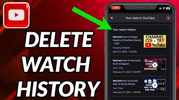 How To Delete Watch History On YouTube