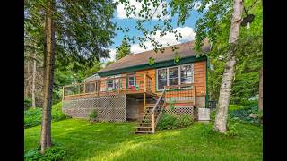 4 season waterfront home on a year round road. Very private point of land with 220 feet of shoreline