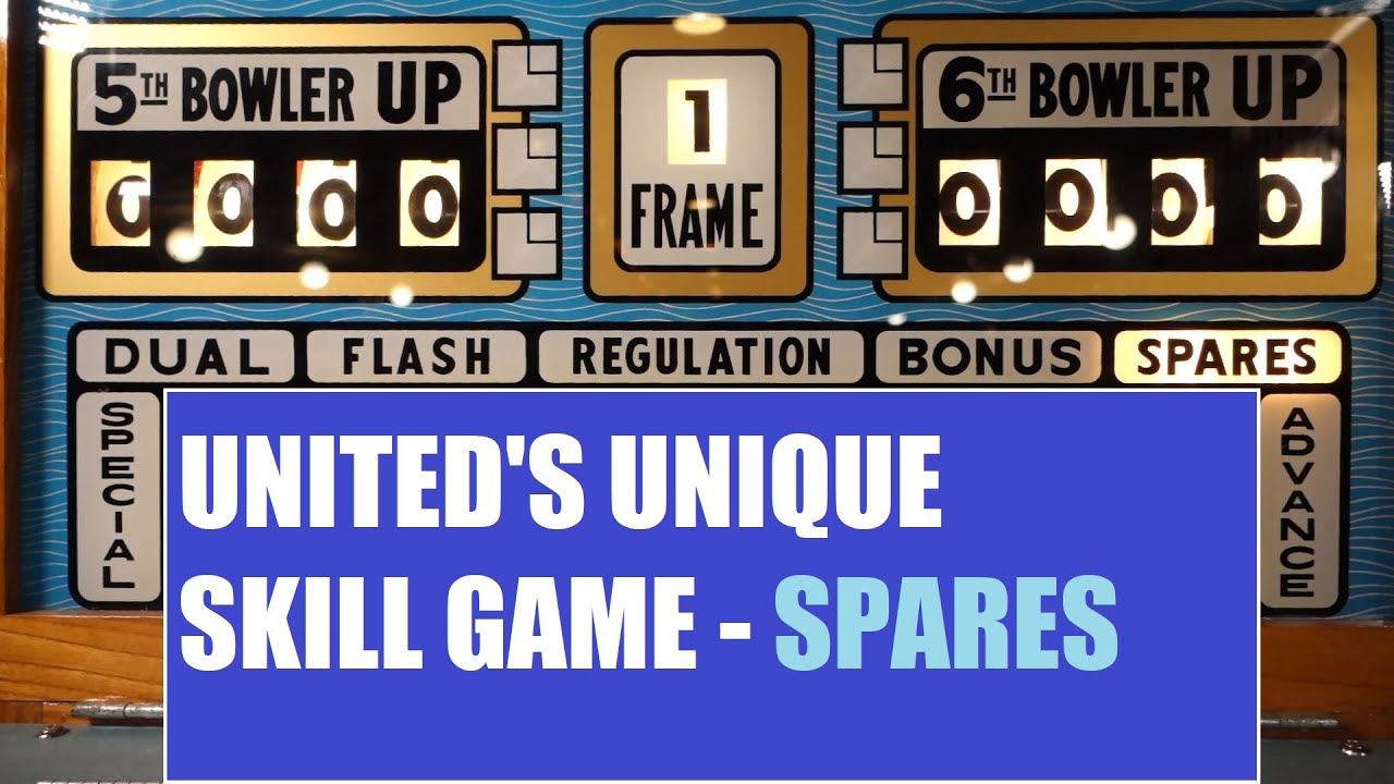 United bowler and shuffle skill game SPARES pt1 YouTube