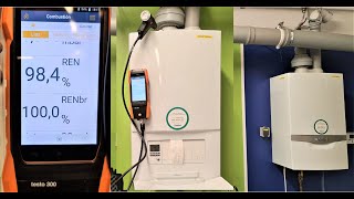 Testo 300. Análisis De La Combustión De Una Caldera De Condensación Vaillant Mixta.