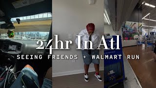24 HOURS IN ATL! | Seeing friends, Walmart run, etc |Mae Solané
