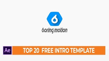 Top 20 Best Free 2D Intro Template | Free After Effects Templates