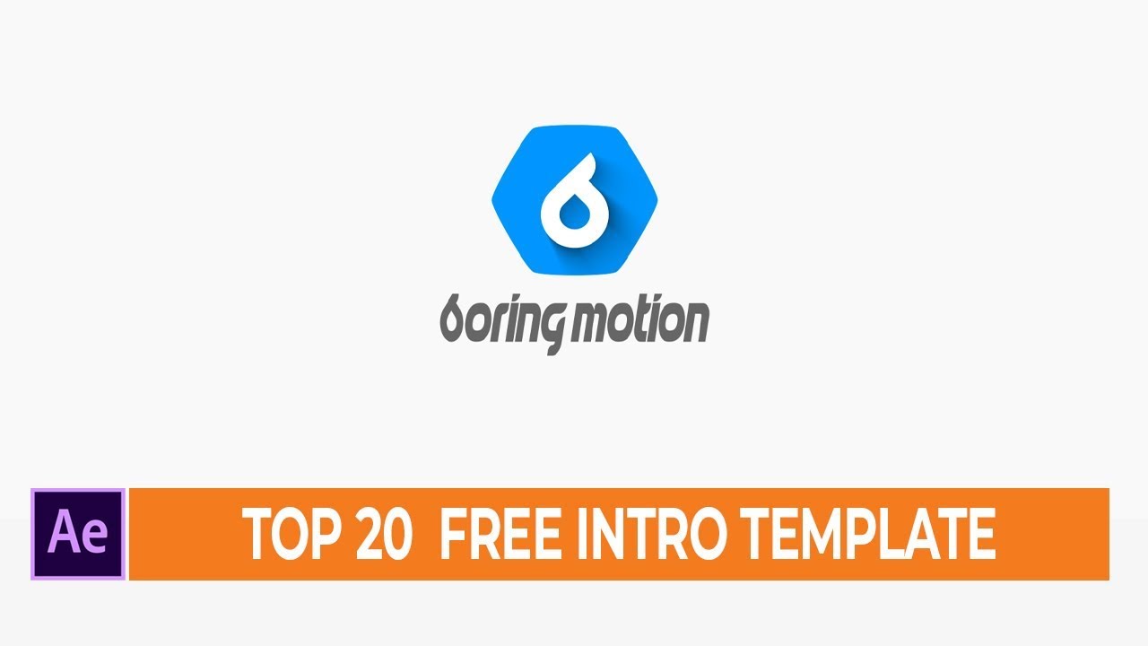 Top 20 Best Free 2D Intro Template | Free After Effects Templates
