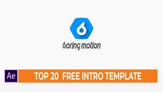 Top 20 Best Free 2D Intro Template | Free After Effects Templates