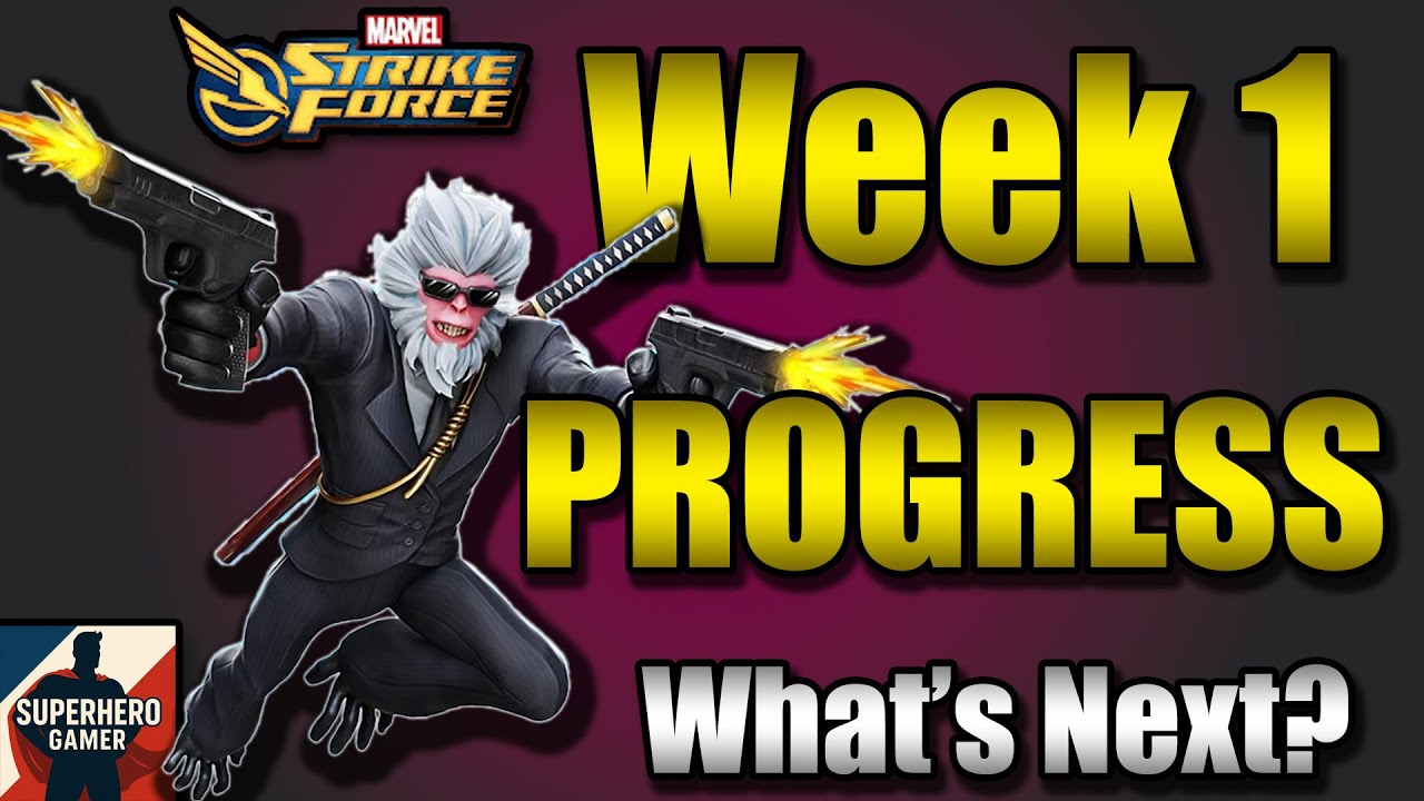 Отчет о ходе первой недели Marvel Strike Force — рейды, кампания и планы на будущее!
