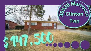 Home For Sale | 35539 Marrocco St. Clinton Twp, MI