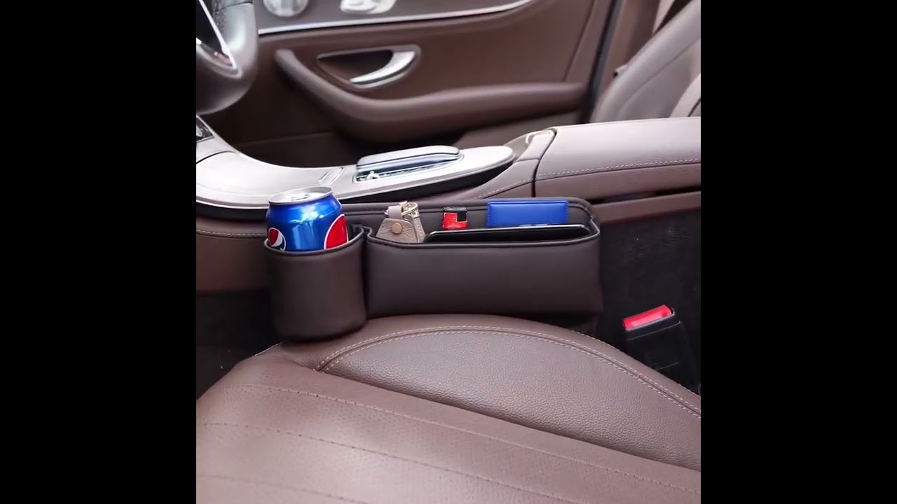 Car Storage And Finishing Leather Seat Gap Storage Box, Auto Storage Box
