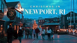 Christmas in Newport, RI | Bellevue Avenue, Cliff Walk & Bowen’s Wharf