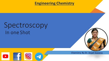 Spectroscopy | UV-Visible | IR  | Raman | Rotational | Engineering chemistry | Applied chemistry