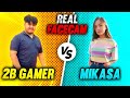 Mikasa Vs 2B Gamer Facecam 🙄😙 ||Funniest Match Ever😂 Garena Freefire
