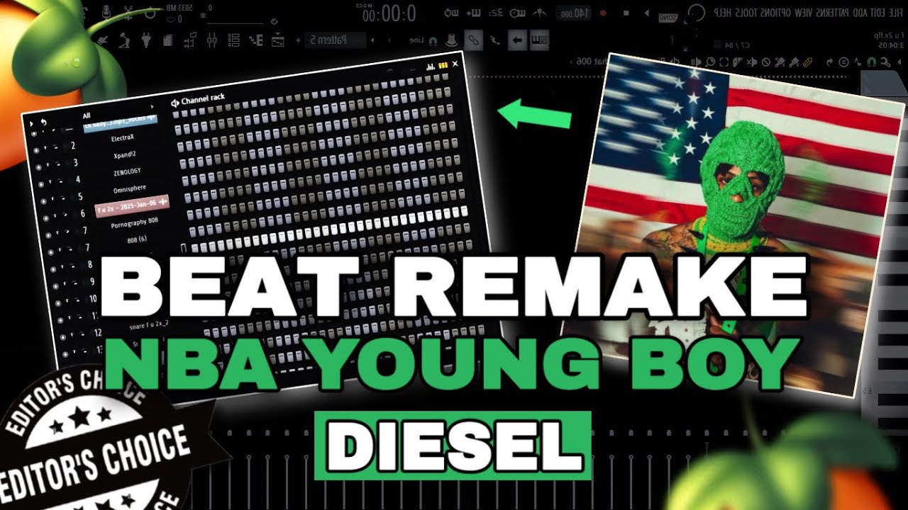 Young Boy Never Broke Again - "Diesel" | Beat/Instrumental Remake On FL Studio