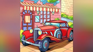 Kingmaker Car Coloring | Kids Car Coloring Games screenshot 5