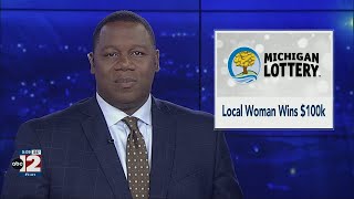 Genesee County woman wins $100,000 from second chance lottery game