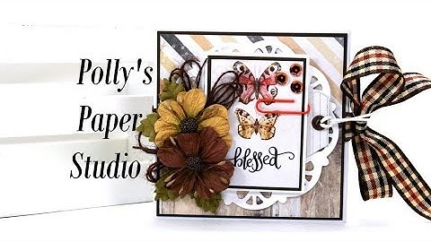 Vintage Blessed Mini Flip Scrap Book Polly