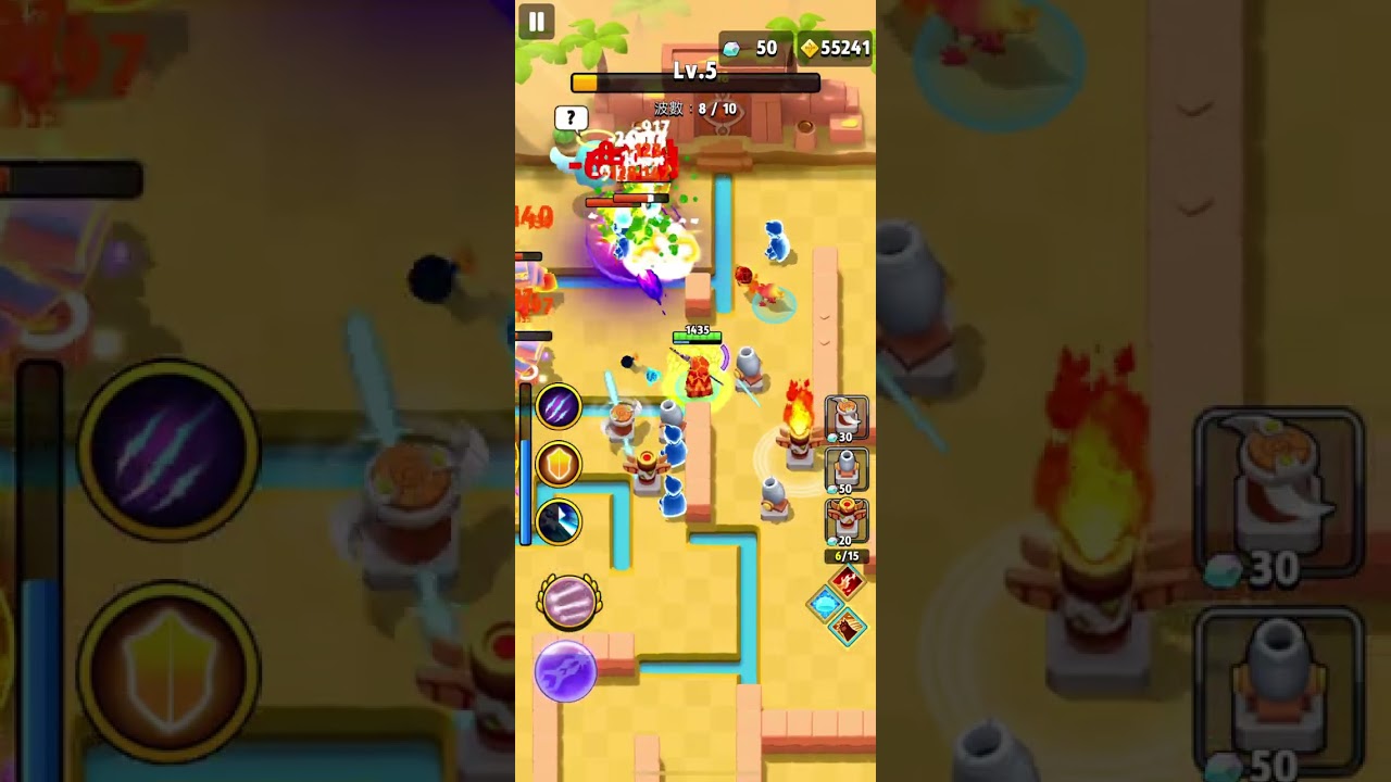 「弓箭傳說」傳奇挑戰賽第16季第18關。