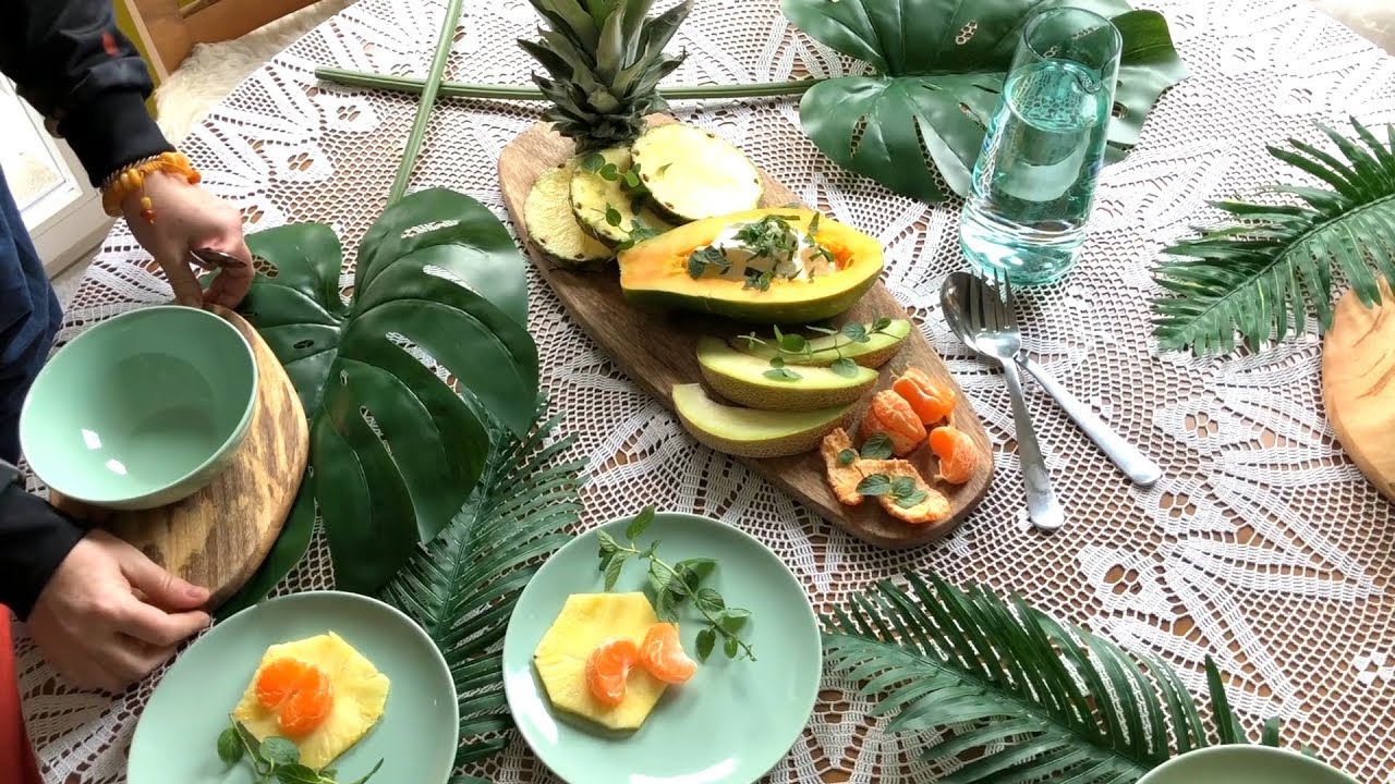 Home visit create a tropical table setting YouTube