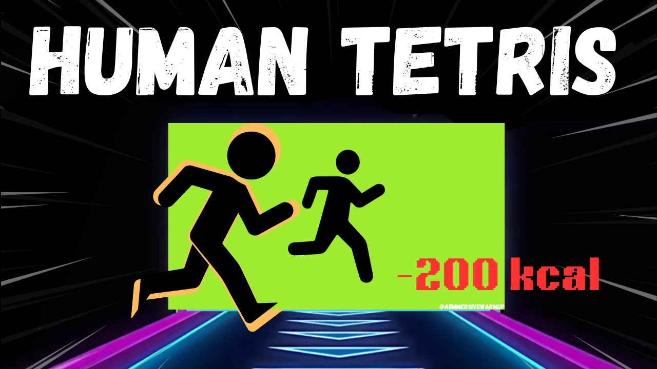 HUMAN TETRIS: Immersive Rhythm Warm Up Challenge