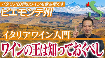 【イタリアワイン入門】王様のワインは知っておいて損はない！あなたのステータスをワンラクあげるワインです【ピエモンテ州】