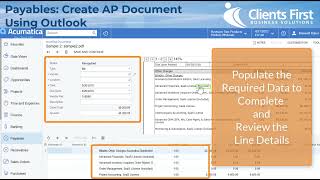 Acumatica Cloud ERP Tip 94: Payables Incoming Documents
