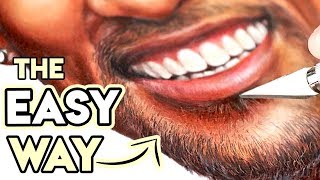 How to Draw Realistic Facial Hair | EASIER THAN YOU THINK!