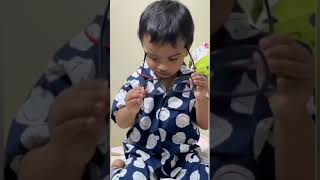 Cutee Baby Shourya  Masti With Specs Hungry Birdsshort