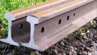 JIS Standard E1103/1101 Japanese Industrial Steel Rails 15kg/M Steel Light Rails Heat Treated Rail S