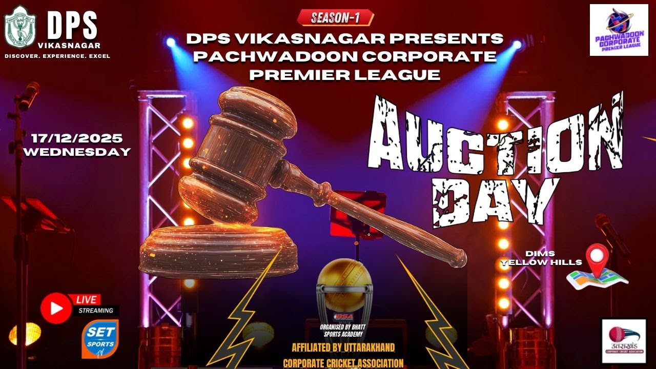 PCPL 2025 || PLAYERS AUCTION