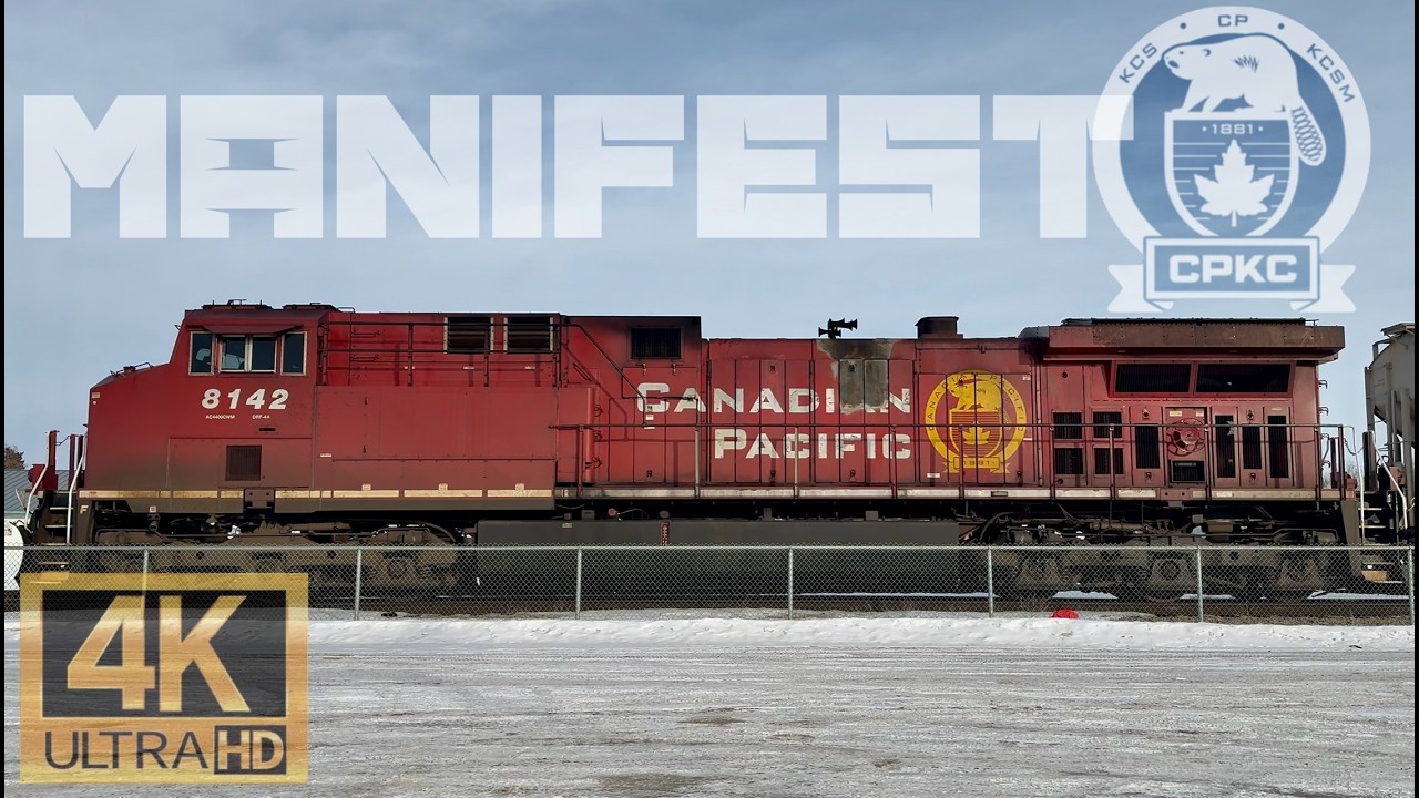 CPKC MANIFEST FREIGHT TRAIN