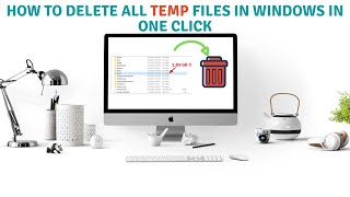 how to delete all temp files in windows in one click