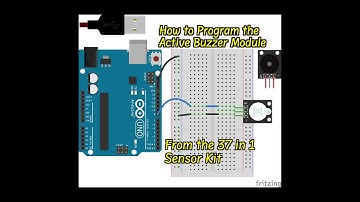 Pt-6: How To Program the Active Buzzer Module from the 37 in 1 Sensor Kit #arduino #activebuzzer
