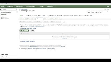 How to... Create Location Extensions for your AdWords account