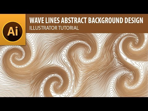 Wave Lines Abstract