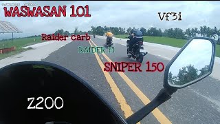 Raider 150 carb vs Z200 Motorstar vs vf3i vs Sniper 150 | Waswasan screenshot 3