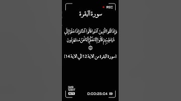 تلاوة من سورة البقرة من الاية 12 الي الاية 14 بصوت الشيخ احمد العجمي ♥😴 #تلاوة_خاشعة #اكسبلور# quran