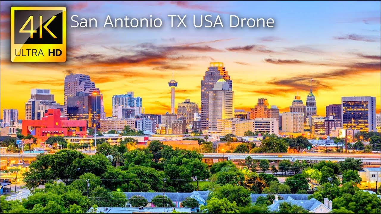 Texas San Antonio 4k Drone Film A Travel Tour Ultra Hd Youtube