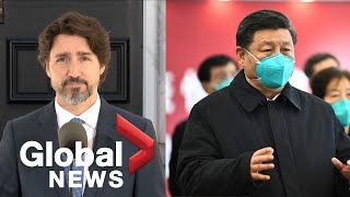 Coronavirus outbreak: Trudeau says world has questions "particularly" for China on COVID-19 origin