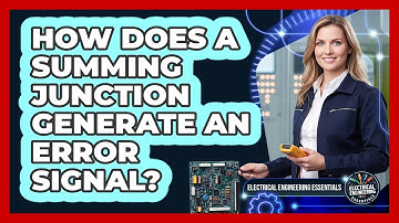 How Does A Summing Junction Generate An Error Signal?