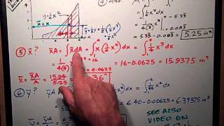 Statics Sample Quiz #3   Centroids by Integration