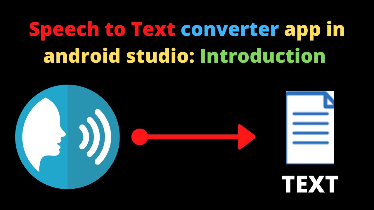 speech to text converter applications
