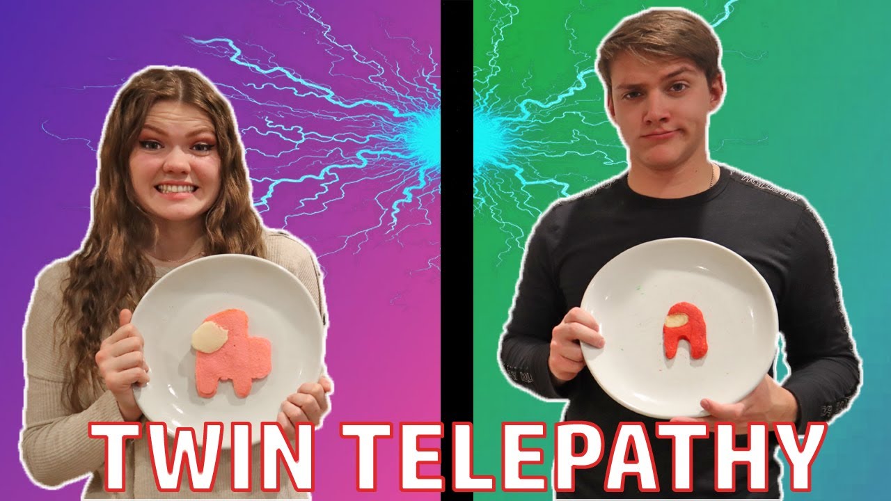 Twin Telepathy Pancake Art Challenge!